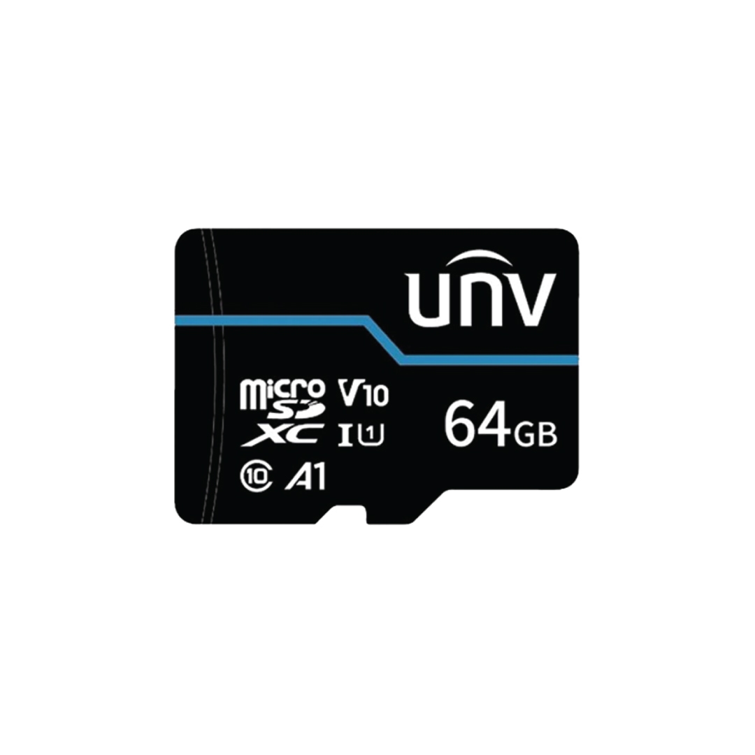 UNV 64GB TF Micro SD Memory Card (BLUE)