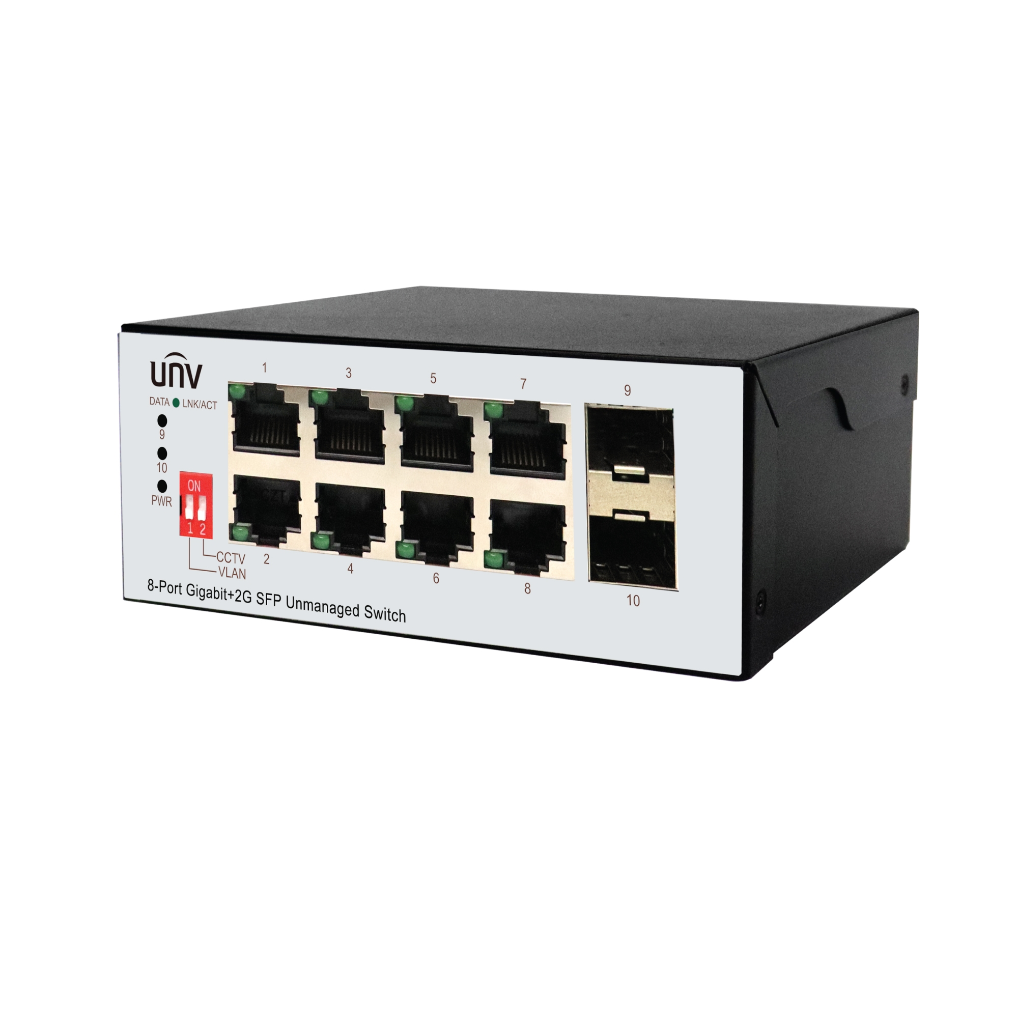 8 Port Industrial Unmanaged Harsh Network Switch
