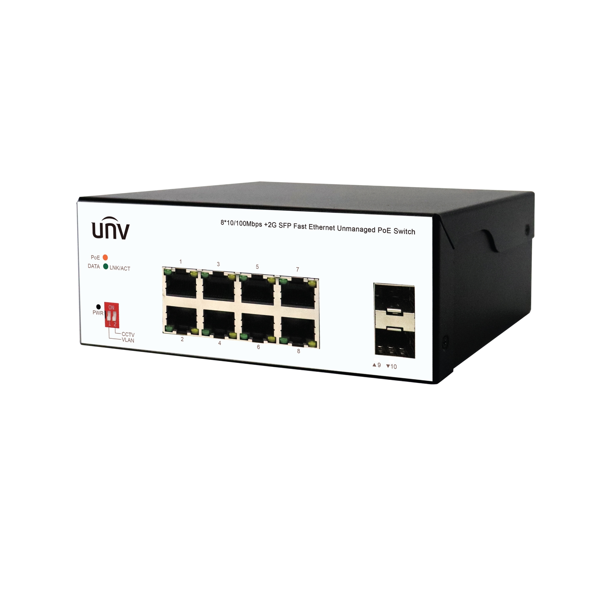 8 Port Industrial Unmanaged Harsh POE Switch