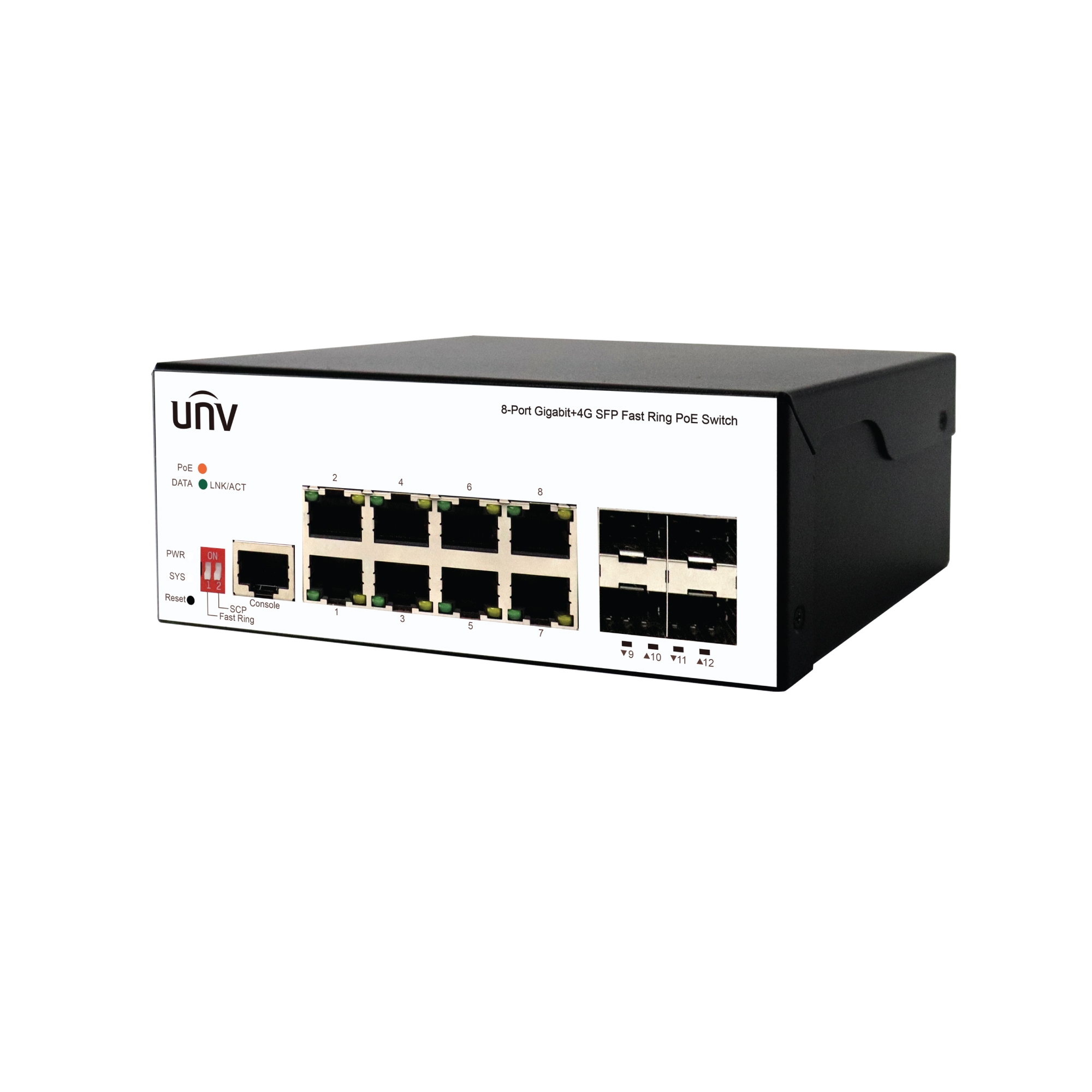8 Port Industrial Gigabit POE Network Switch