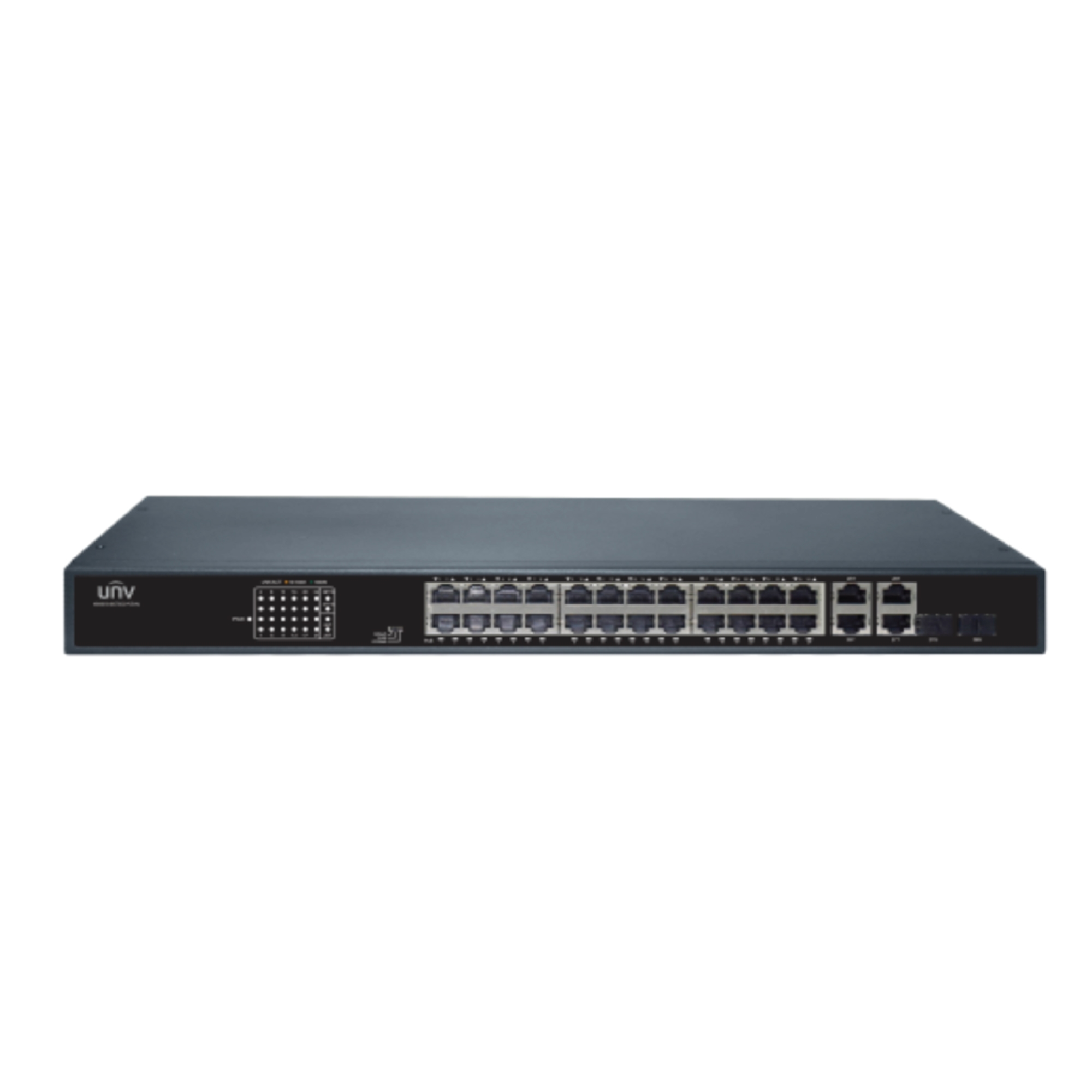 24 Port 1U Rack Mount Ethernet POE Switch